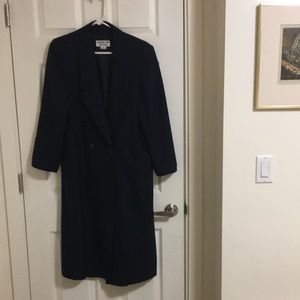 Vintage London Fog Collectables Navy Wool Coat Size 6P